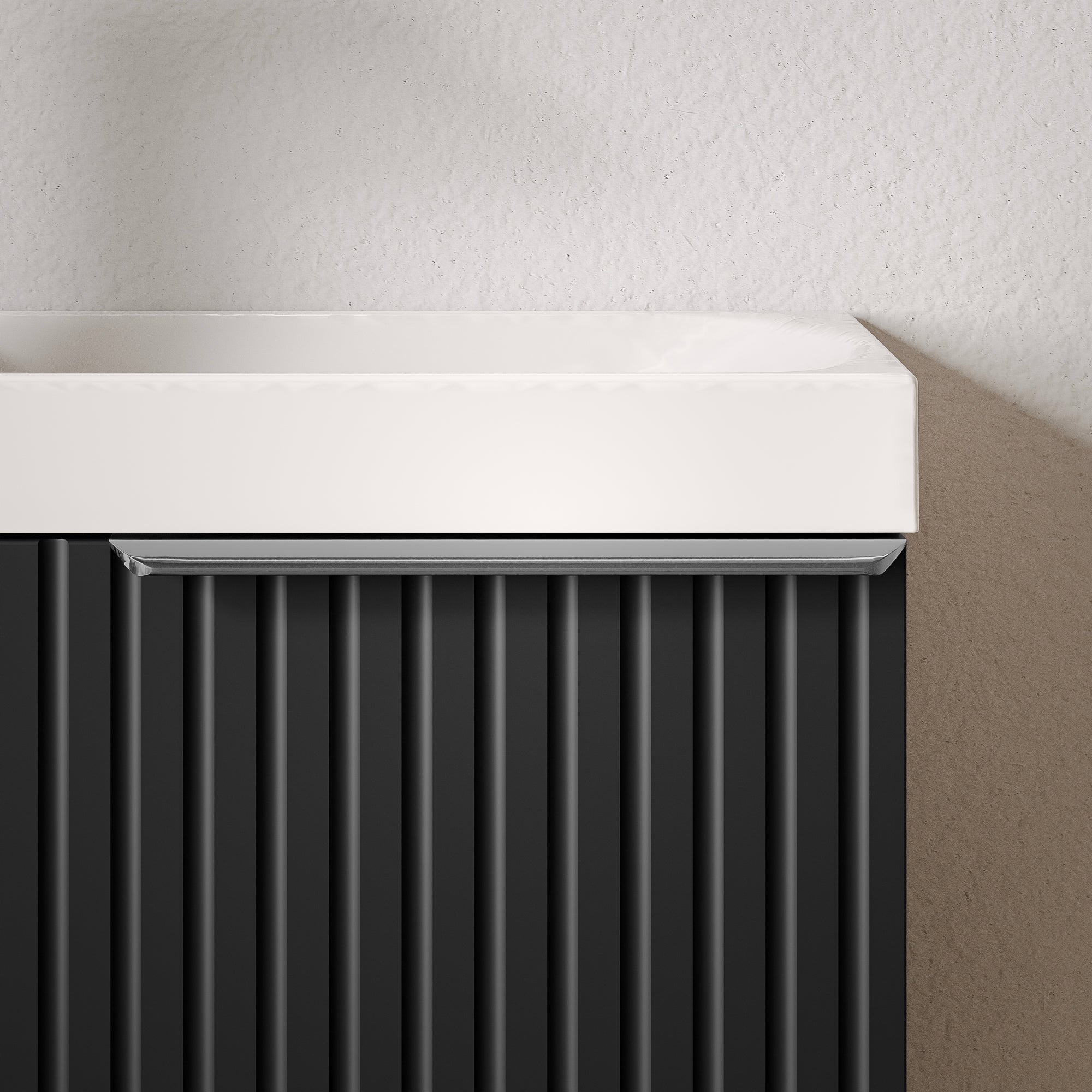 Ensemble de meubles de salle de bain WC invités TIM 40 cm avec lavabo