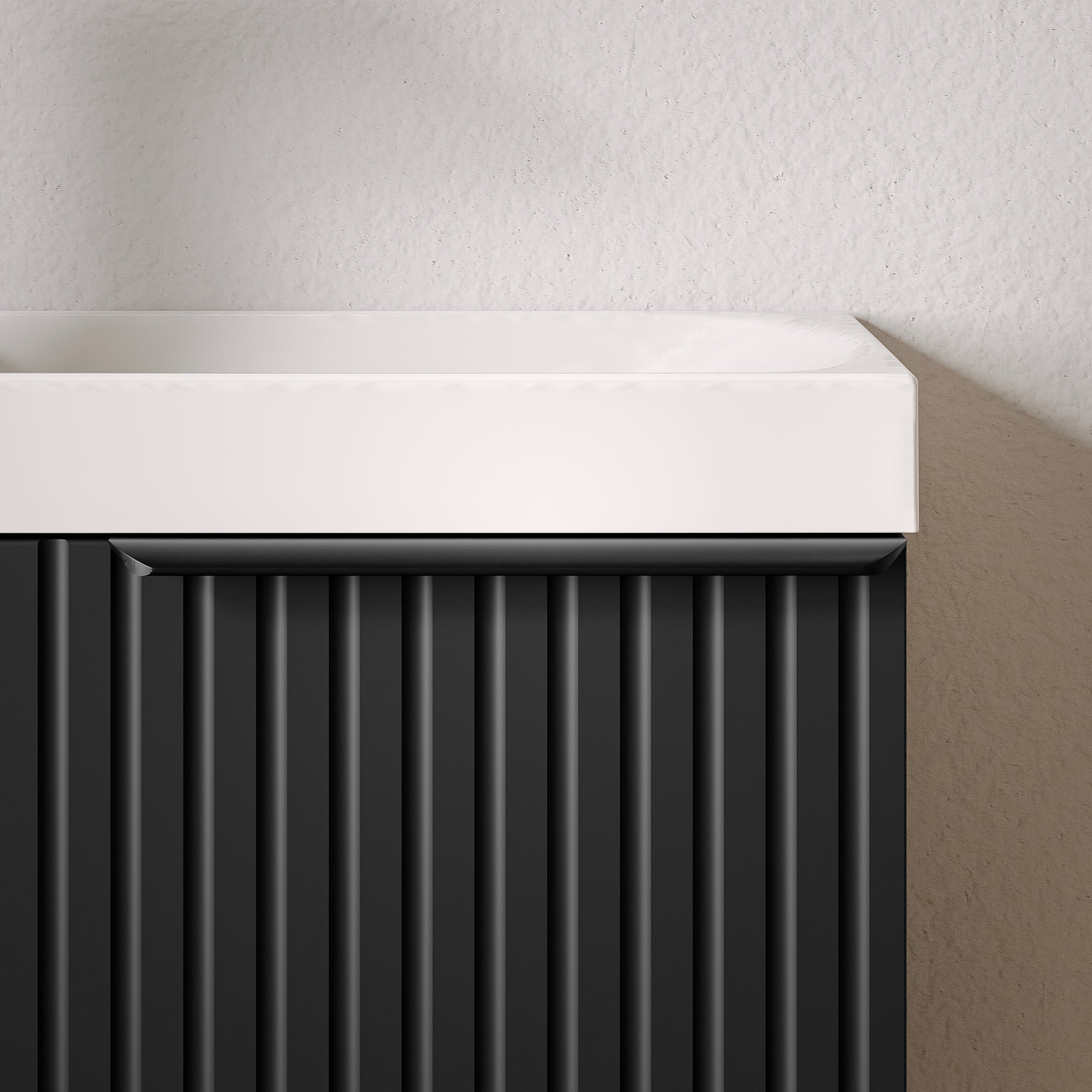 Ensemble de meubles de salle de bain WC invités TIM 40 cm avec lavabo