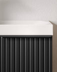 Ensemble de meubles de salle de bain WC invités TIM 40 cm avec lavabo