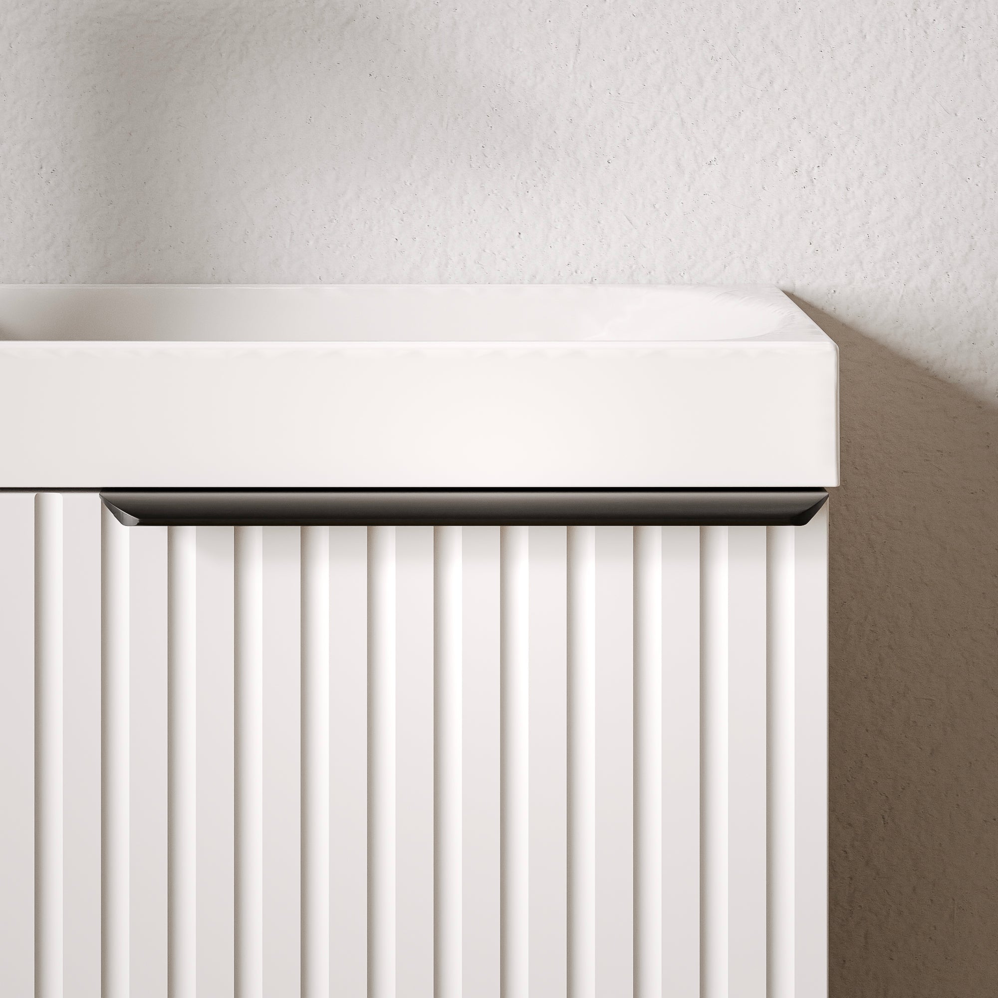 Ensemble de meubles de salle de bain WC invités TIM 40 cm avec lavabo