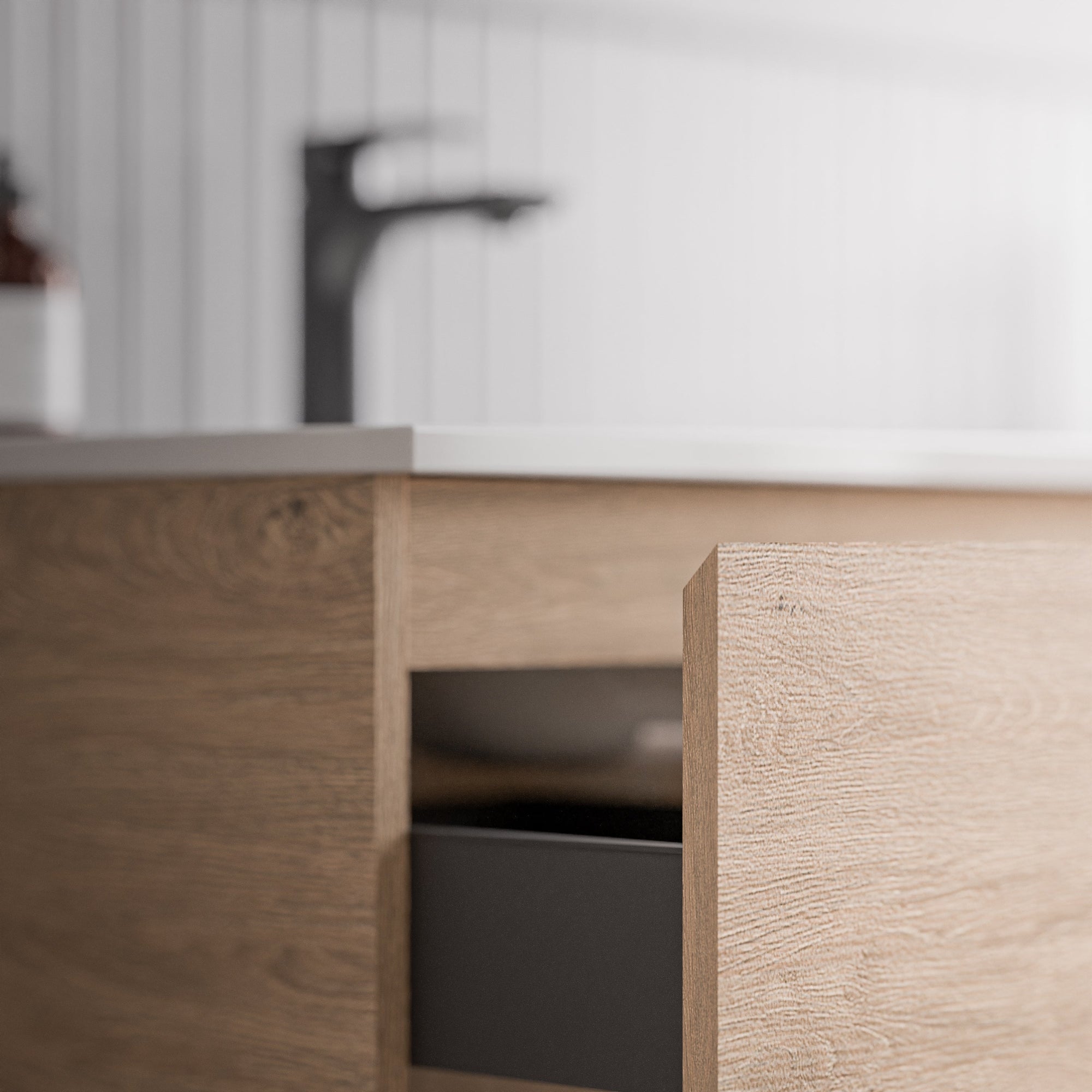 Ensemble de meubles de salle de bains AVA 80 cm avec lavabo