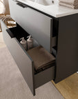 Ensemble de meubles de salle de bain TIM 80 cm avec vasque en céramique