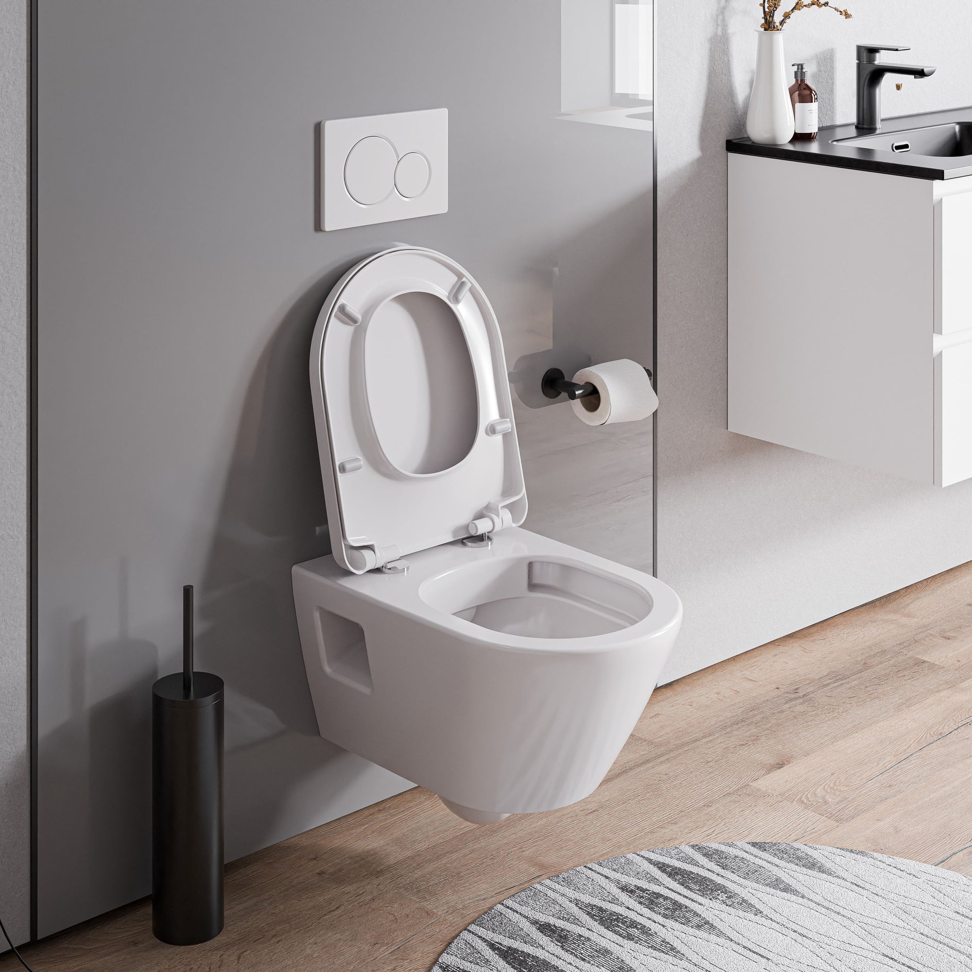 WC suspendu sans rebord VIVEO