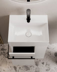 Ensemble de meubles de salle de bains COMPACT 45 cm avec lavabo