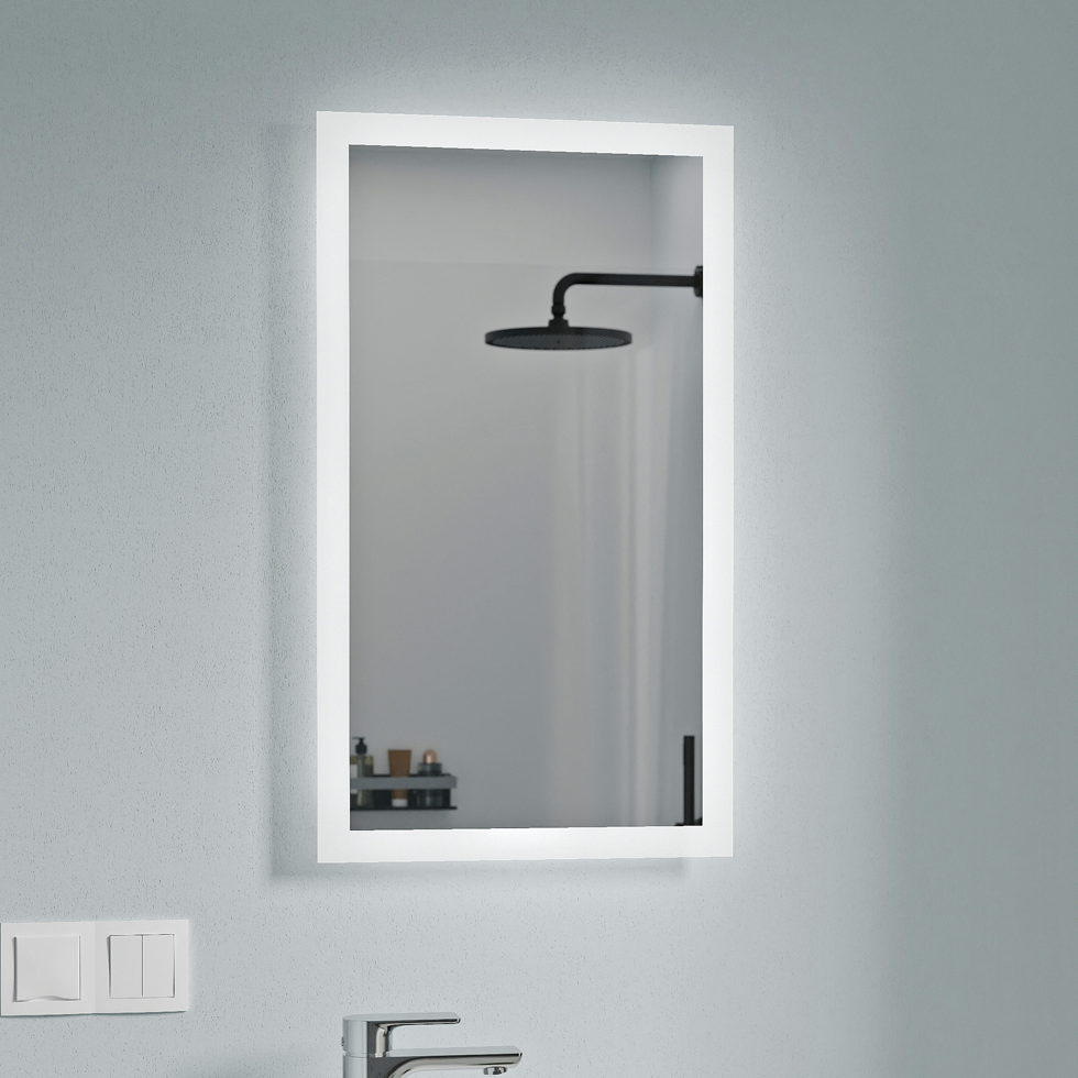 Miroir de salle de bain VARO rectangulaire