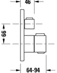 Thermostat encastré Duravit