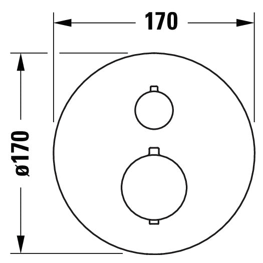 Thermostat encastré Duravit