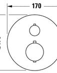 Thermostat encastré Duravit